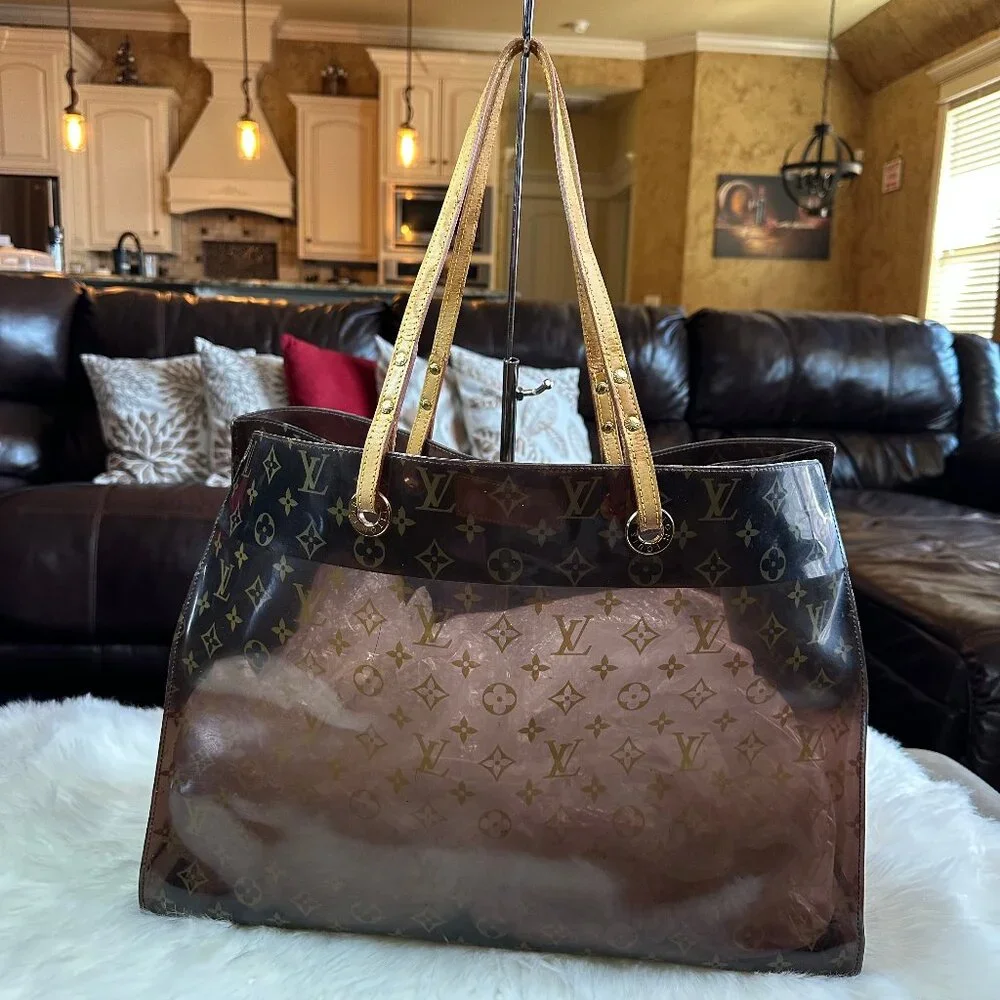 ❌SOLD❌ Authentic Louis Vuitton Limited Edition Monogram Ambre Sac Cabas GM Tote - Picture 3 of 14